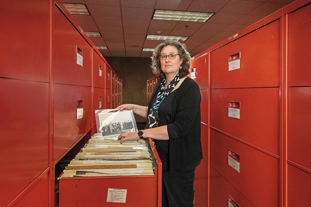 Archivist Patti Williams