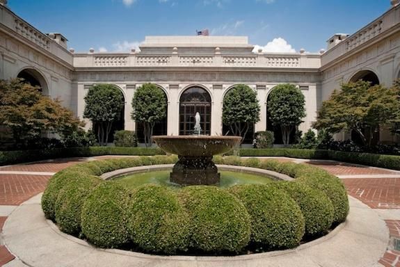 The courtyard at the Freer Gallery of Art is as beautiful as the museum’s collection inside.