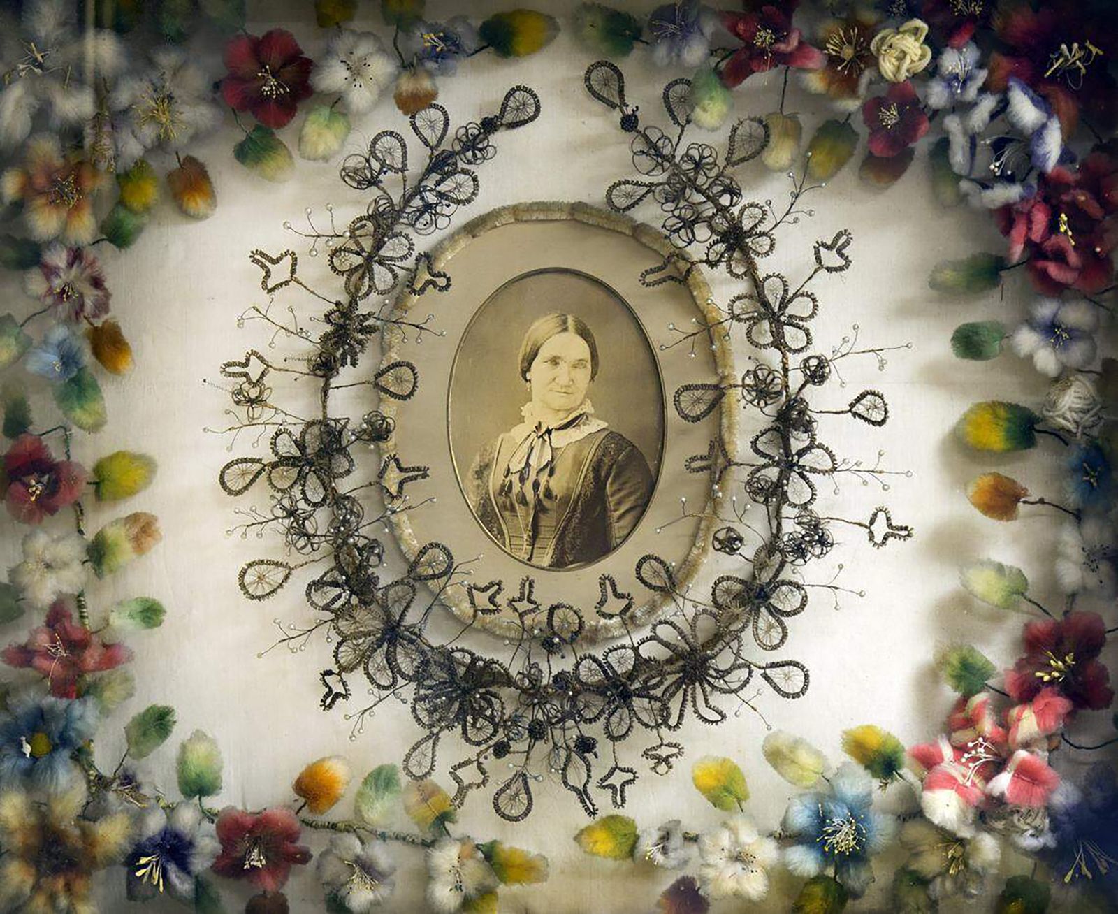 Dozens of Curious Artworks Created With Woven Strands of Human Hair Come to New York’s Morbid Anatomy Library