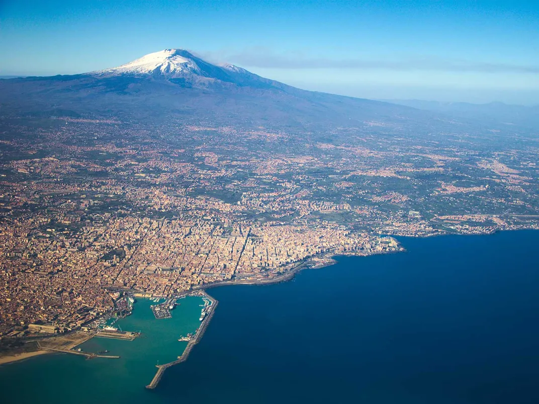 Mount Etna and Catania