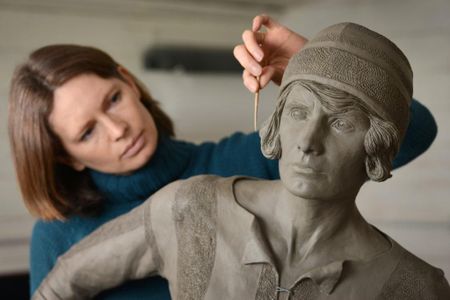 Sculptor Hannah Stewart has created a life-size bronze statue of Lily Parr