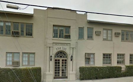 Current entrance to The Lot.