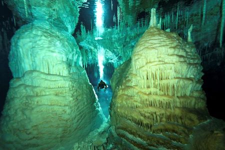 Jill Heinerth, a Canadian cave diver, underwater explorer, writer, photographer and filmmaker, shares stories from her expeditions in a live-streamed event on Aug. 12.