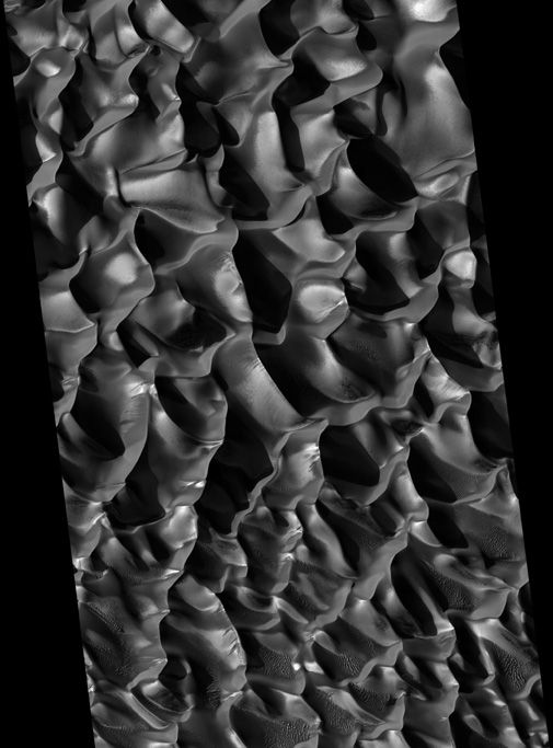 The beauty of Martian sands.