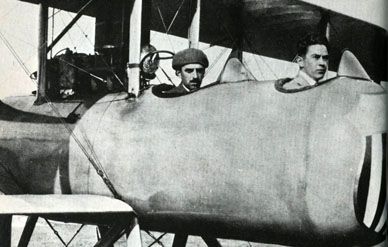 Burnelli (front) designed conventional aircraft like the 1916 Continental Pusher before turning to lifting-fuselage airplanes with the RB-1.