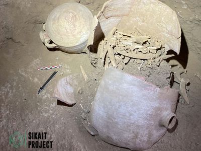 Votive offering found at the Sikait site