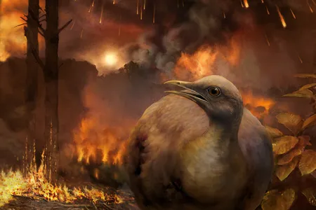 The asteroid didn't just wipe out the dinosaurs—it wiped out the forests. Which meant anything that lived had to learn to live on the ground. 