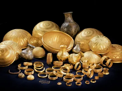 The Treasure of Villena was discovered in Spain&#39;s Iberian Peninsula in 1963.