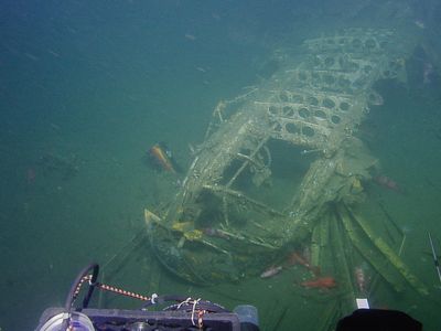 View of the USS Macon wreck