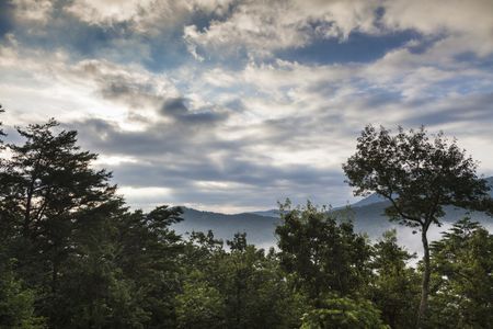 The Blue Ridge Mountains in Ellicott Rock Wilderness