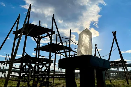 Researchers dubbed one experiment involving a roughly one-foot-tall crystal "The Monolith" in honor of Stanley Kubrick's iconic film 2001: A Space Odyssey.