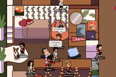 Club Cardinal users can decorate their own dorm rooms.