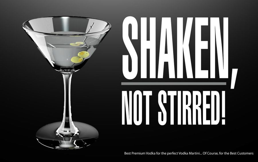 Vodka martini ad