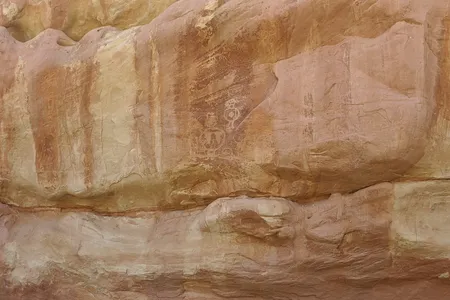 Medicine Lodge Archaeological Site is home to hundreds of petroglyphs and pictrographs.