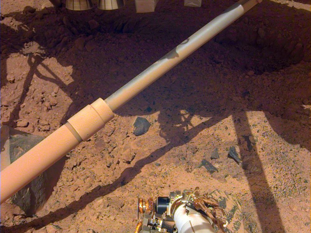 Small pits on Mars' surface excavated by InSight