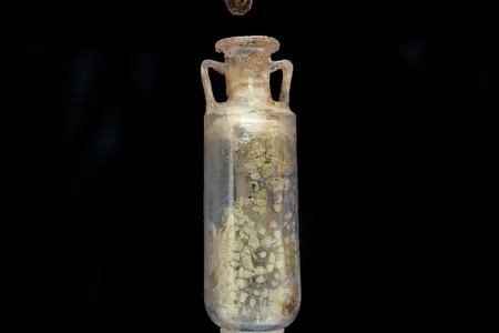 One of the vessels excavated from the funerary site in Carmona, Spain