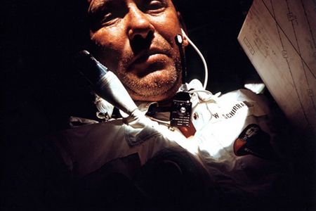 Schirra during his Apollo 7 flight in October 1968.