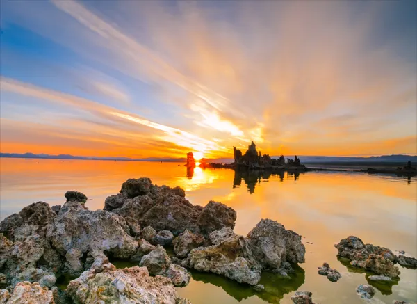 Glowing Tufa Towers at Sunrise thumbnail