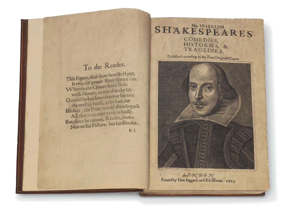 Shakespeare's First Folio Is the Most Expensive Work of Literature
