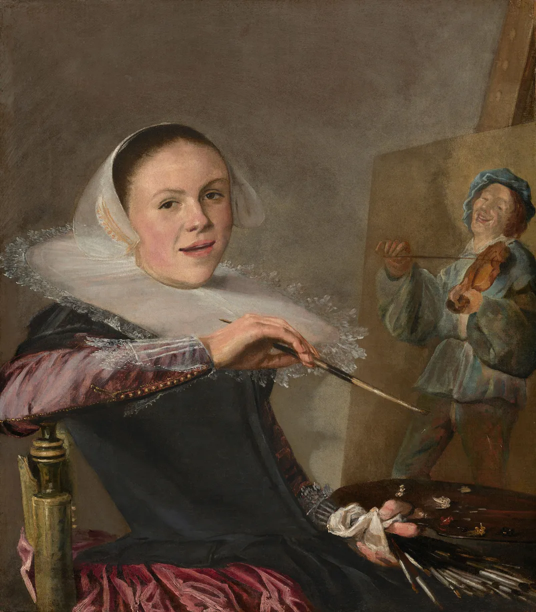 Self-Portrait, Judith Leyster, circa 1630