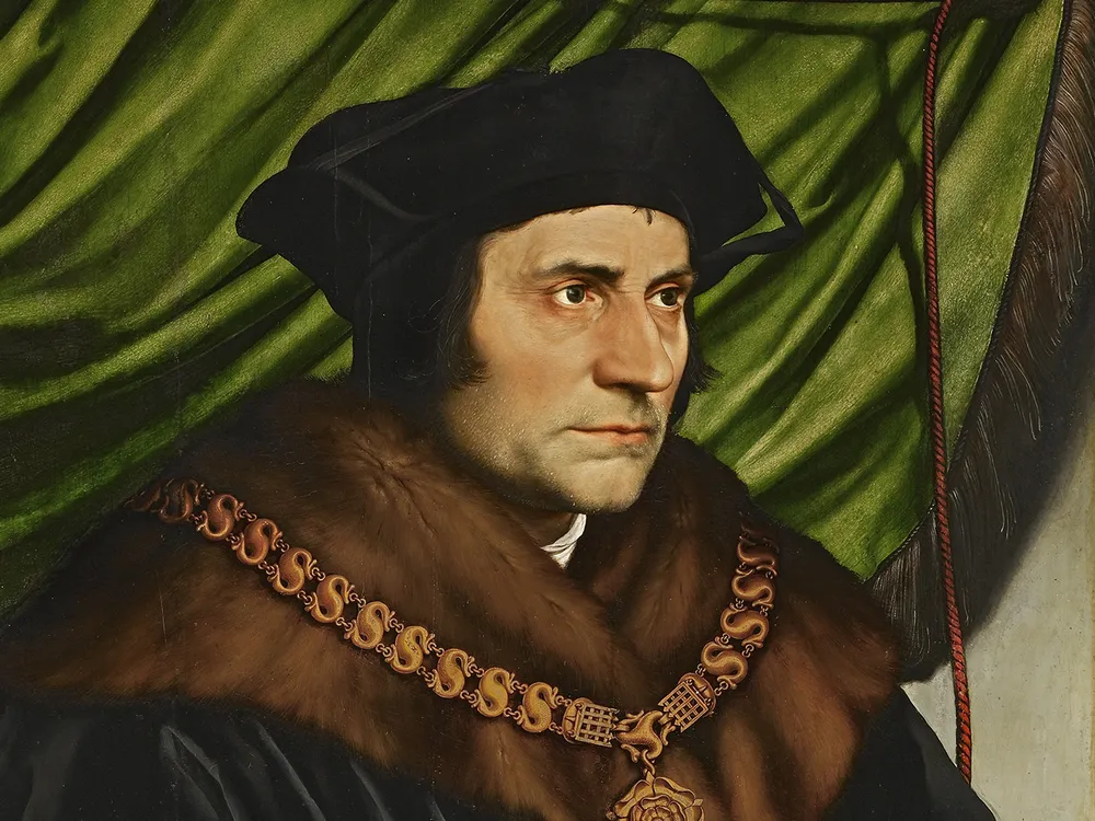 A portrait of Thomas More by Hans Holbein the Younger
