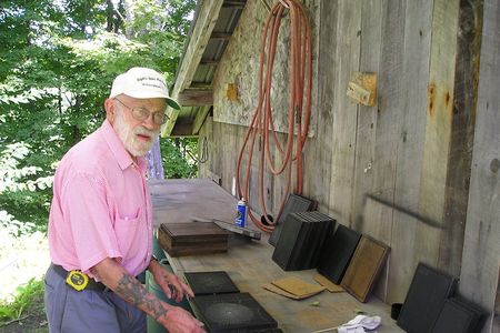 Will Knight of Knight's Spider Web Farm in Vermont