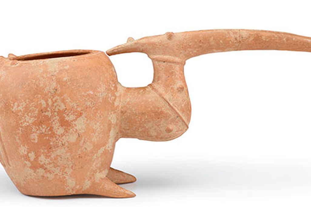 Beak-spouted vessel