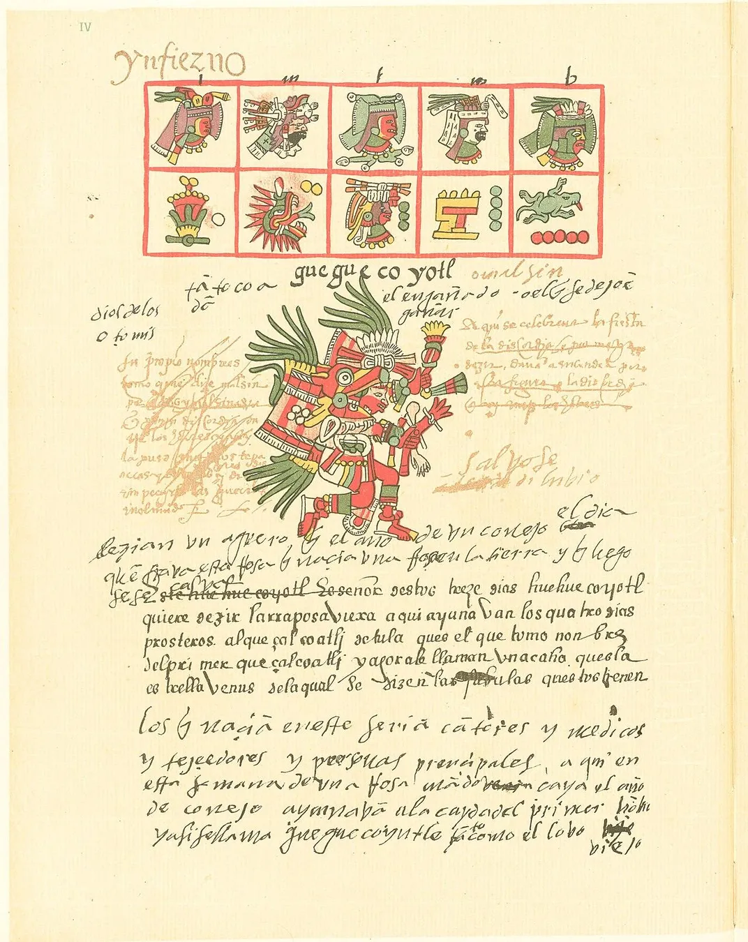 A page from the Codex Telleriano-Remensis