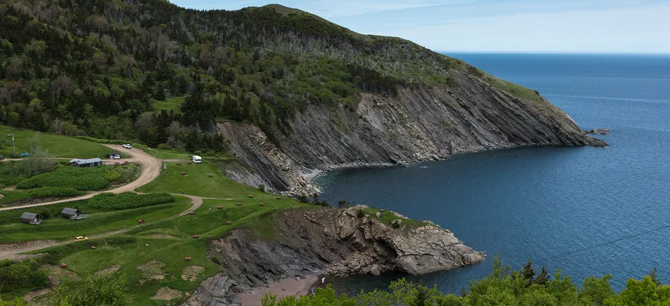  View to the north west from above Meat Cove, Nova Scotia 