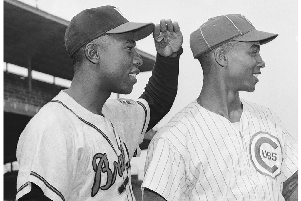 Hank Aaron and Ernie Banks