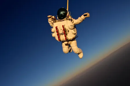 Alan Eustace (shown here during a practice jump) made history, and gave the author a mystery to solve.