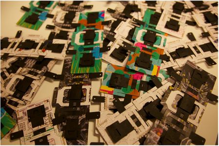 Foldscopes assembled.