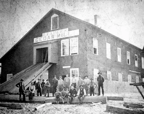 A pencil mill in nearby Cedar Key