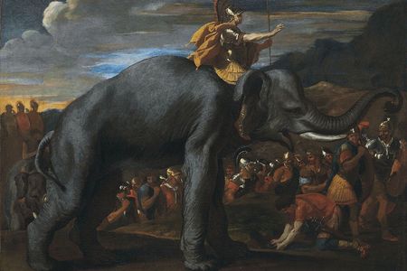 Carthaginian general Hannibal is legendary for bringing tens of thousands of soldiers, cavalrymen, and thousands of horses, mules and African elephants through the Alps during the Second Punic War.
