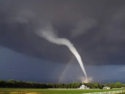 This F3 twister in Kansas was part of a mini-outbreak of tornadoes in 2004.