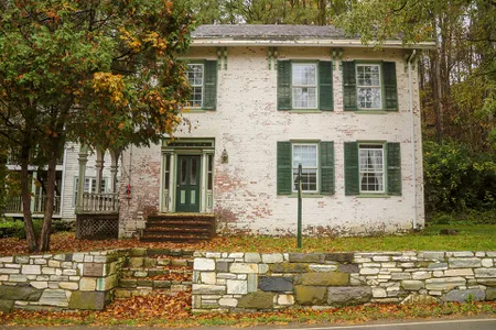 Susan B. Anthony's childhood home in Battenville, New York, as seen in 2018