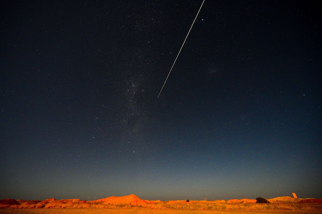 Japanese space capsule returning to Earth