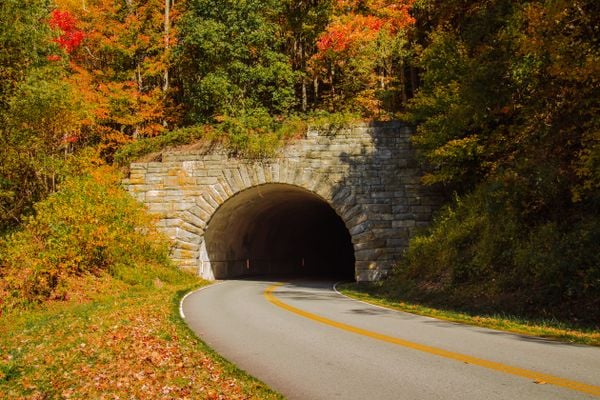 A Blue Ridge Parkway Tunnel thumbnail