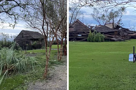 Two original slave cabins, as well as the 1790 Big House, 1790 barn and 19th-century kitchen, survived the storm. But Ida destroyed at least several structures on the historic plantation.