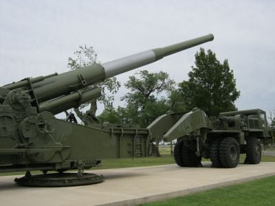 At Fort Sill, Oklahoma, you can see "Atomic Annie," the first and only cannon to ever fire a nuclear shell.