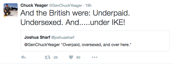 Chuck Yeager’s Wild Week on Twitter