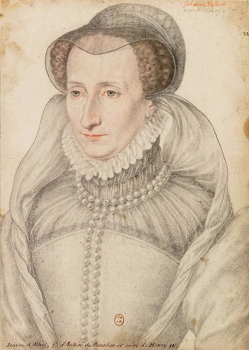 Catherine's Huguenot rival, Jeanne d'Albret, queen of Navarre