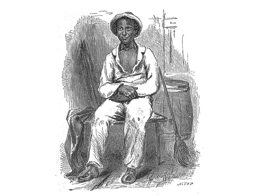 A sketch of Solomon Northup from his autobiography, Twelve Years a Slave​​​​​​​