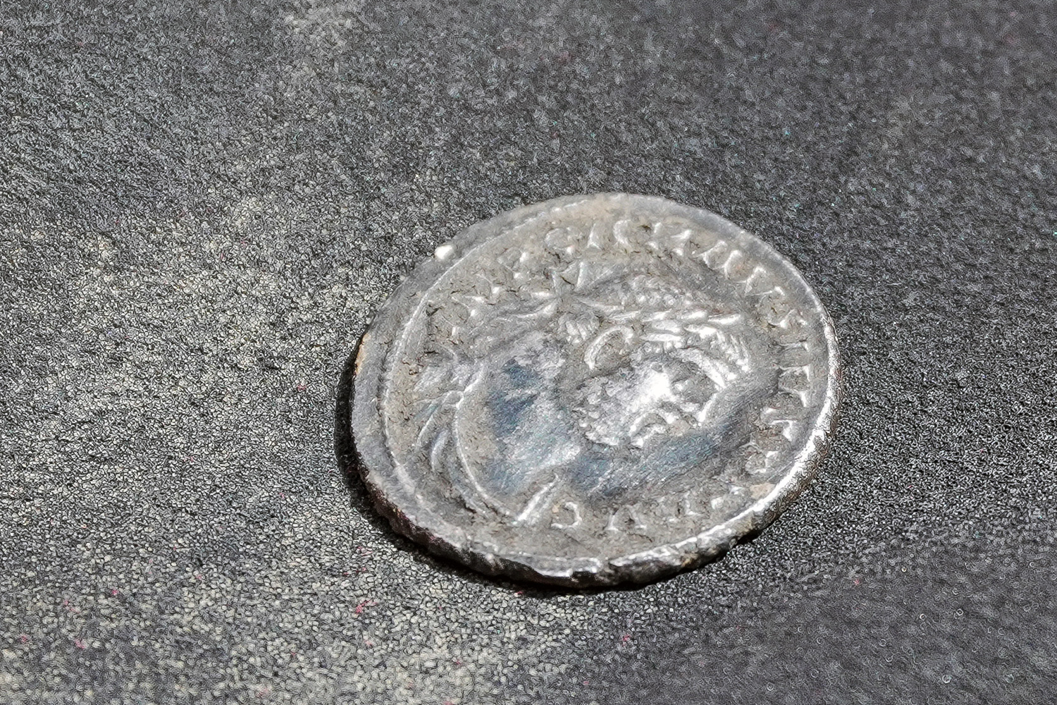 Railway Construction Reveals a Coin Minted by a Roman Officer Who Proclaimed Himself 'Emperor of the North' in Britain 1,700 Years Ago