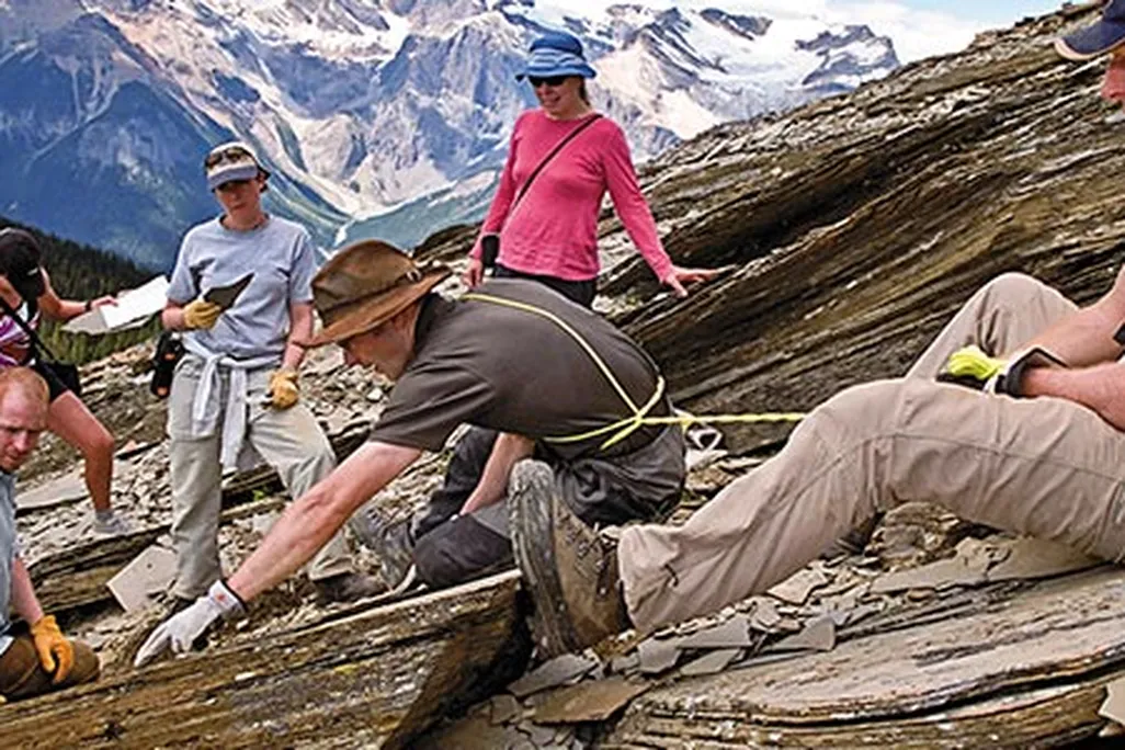 Jean Bernard Caron with colleagues