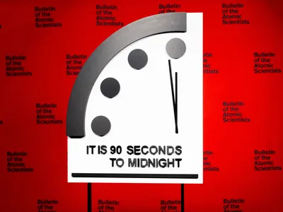 As of January 24, the Doomsday Clock sits at 90 seconds to midnight.
