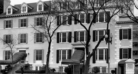 Take a tour of the official state guest house for the President of the United States, shown here in 1951.