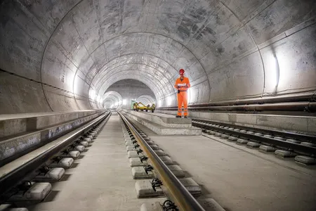 Water drained from the tunnel will feed new aquaculture farms nearby.