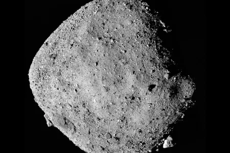 This mosaic of Bennu was created using observations made by NASA’s OSIRIS-REx spacecraft that was in close proximity to the asteroid for over two years.