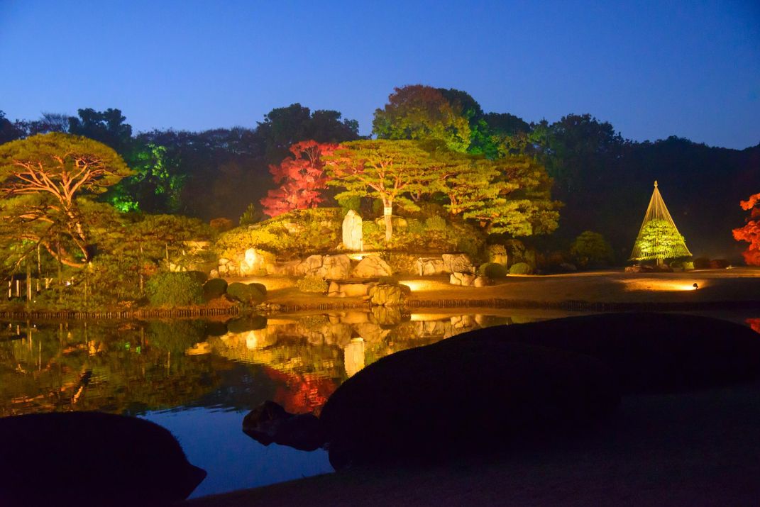 Autumn foliage Rikugien Garden, Japan